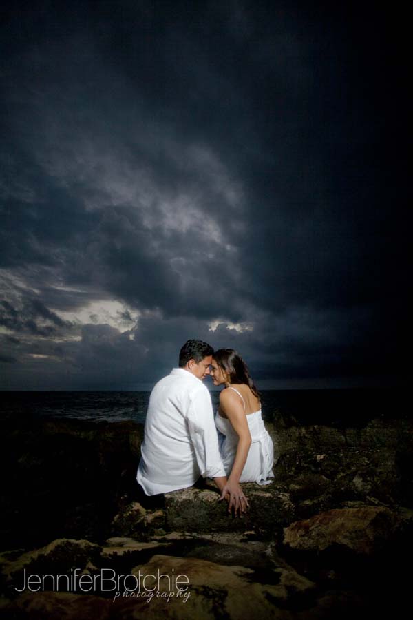 engagement sunset koolina oahu wedding pictures