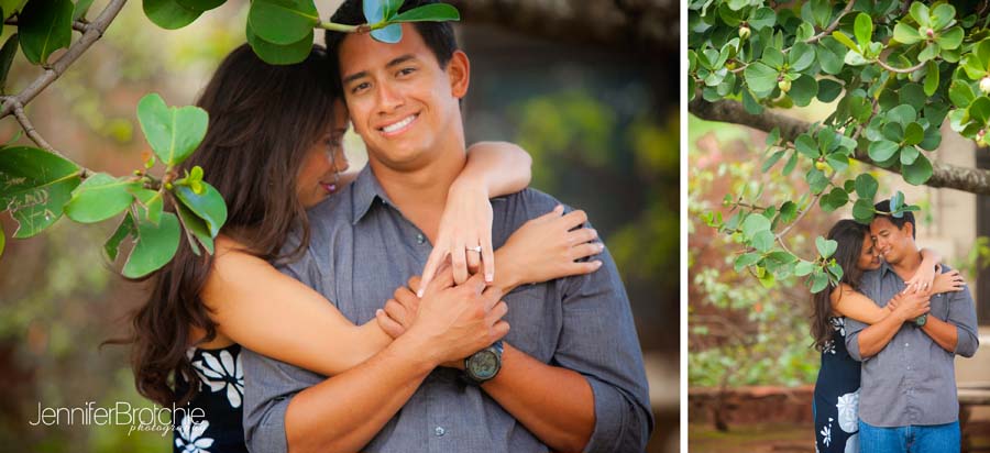 oahu kamehameha engagement wedding couples destination local