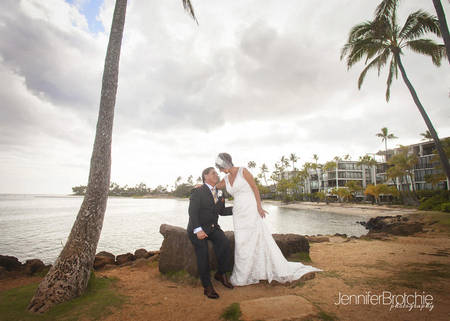 beach wedding oahu hawaii waialae officiant photo