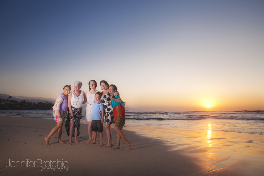 family photosession beach-sunset-pictures