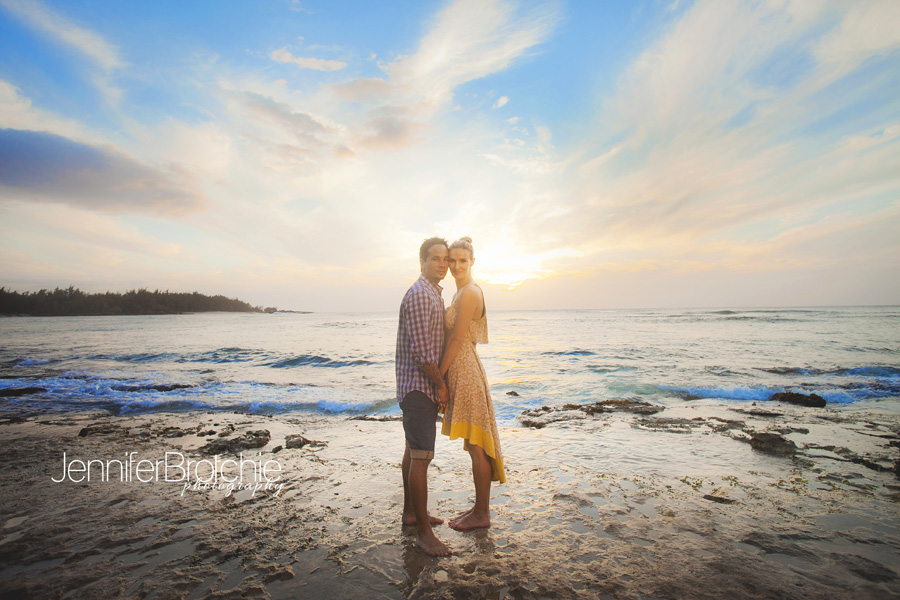 turtle bay couples wedding sunset photography pictures