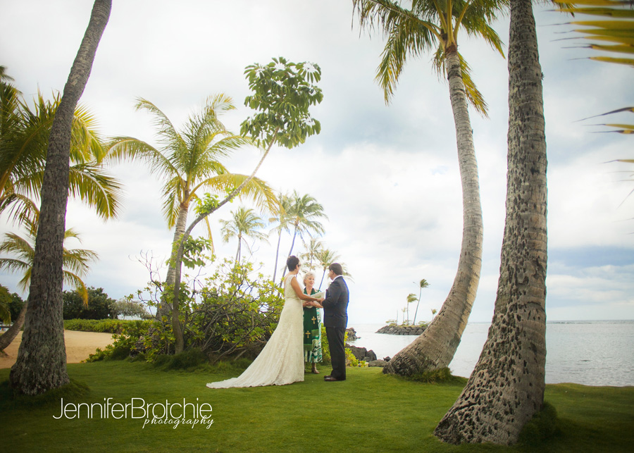 vow renewal wedding photographer beach waialae officiant photo