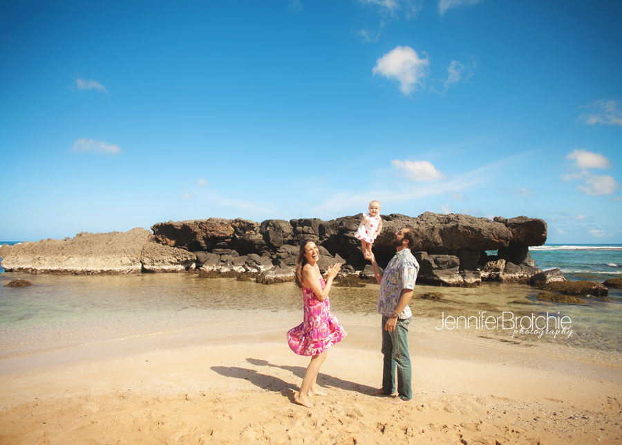 hawaii family beach sessions picture