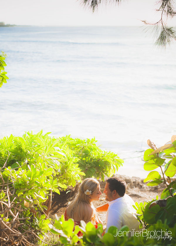 oahu hawaii wedding engagement family beach turtle bay resort picture