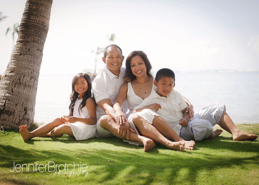honolulu family photo session kahala oahu photo