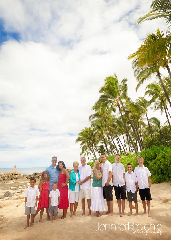 professional koolina disney aulani family pictures on the beach in oahu hawaii
