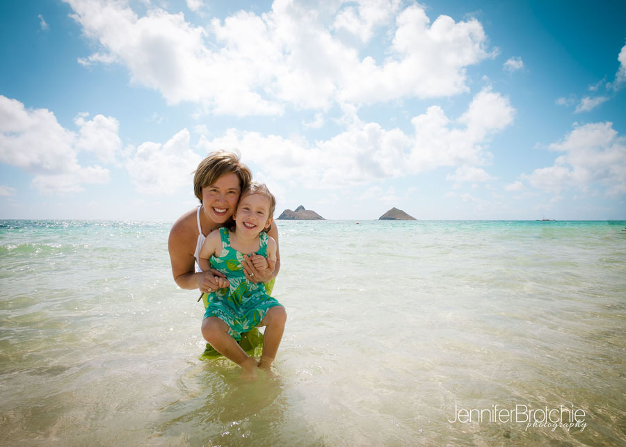 lanikai family photo professional beach oahu disney aulani