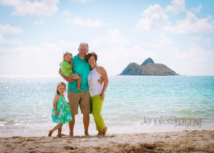 lanikai family photo professional beach oahu