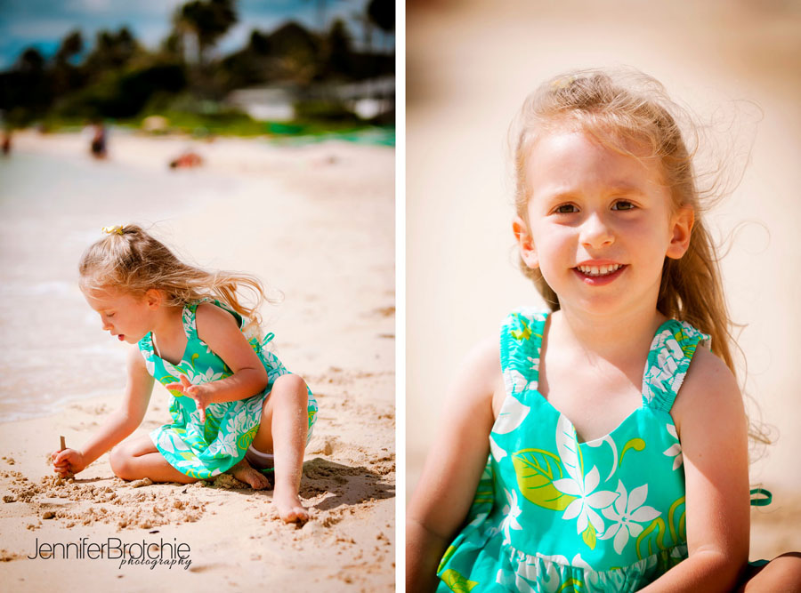 oahu hawaii lanikai family picture professional beach
