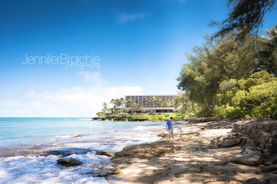 professional pictures on oahu at turtle bay resort for family in hawaii