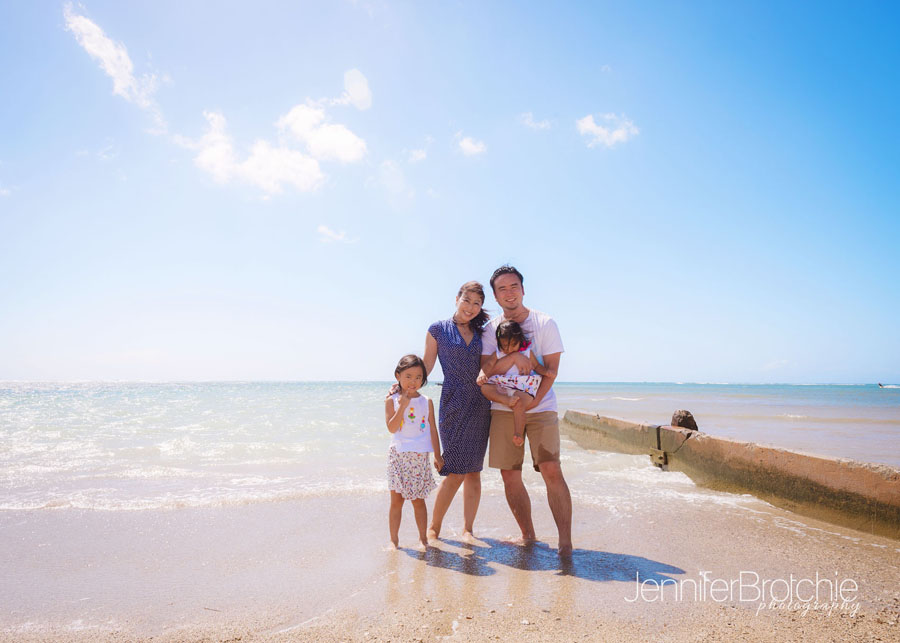 kahala beach photography oahu aulani family