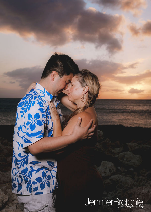 oahu sunset photosession at the beach disney aulani marriott beach villas ihilani