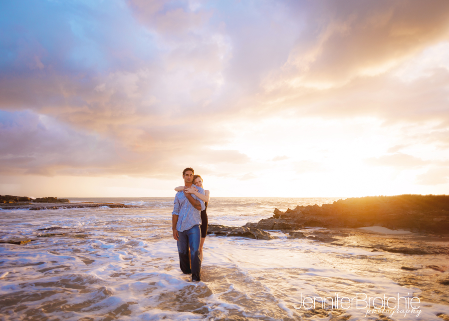 sunset picture session disney aulani engagement and family