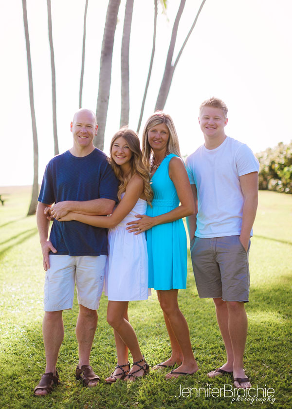 family picture shoot session beach oahu hawaii