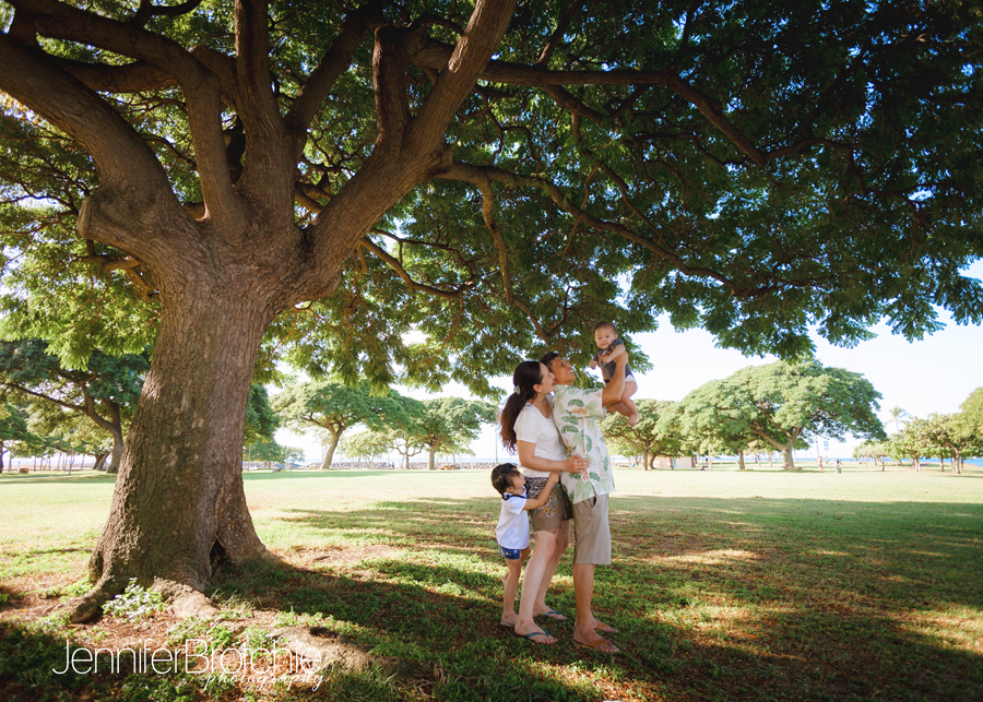 family portraits oahu professional beach fun photos