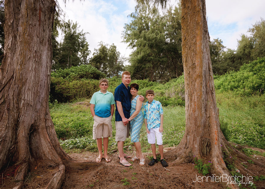 hawaii family picture oahu honolulu waikiki beach large vacation lanikai north shore turtle bay
