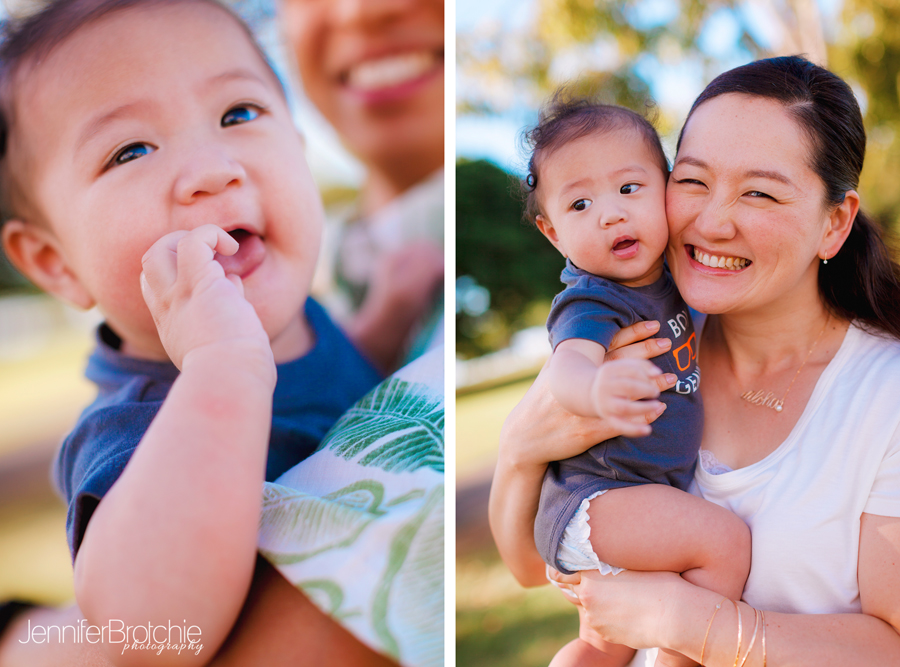 oahu family photo session in hawaii at the beach