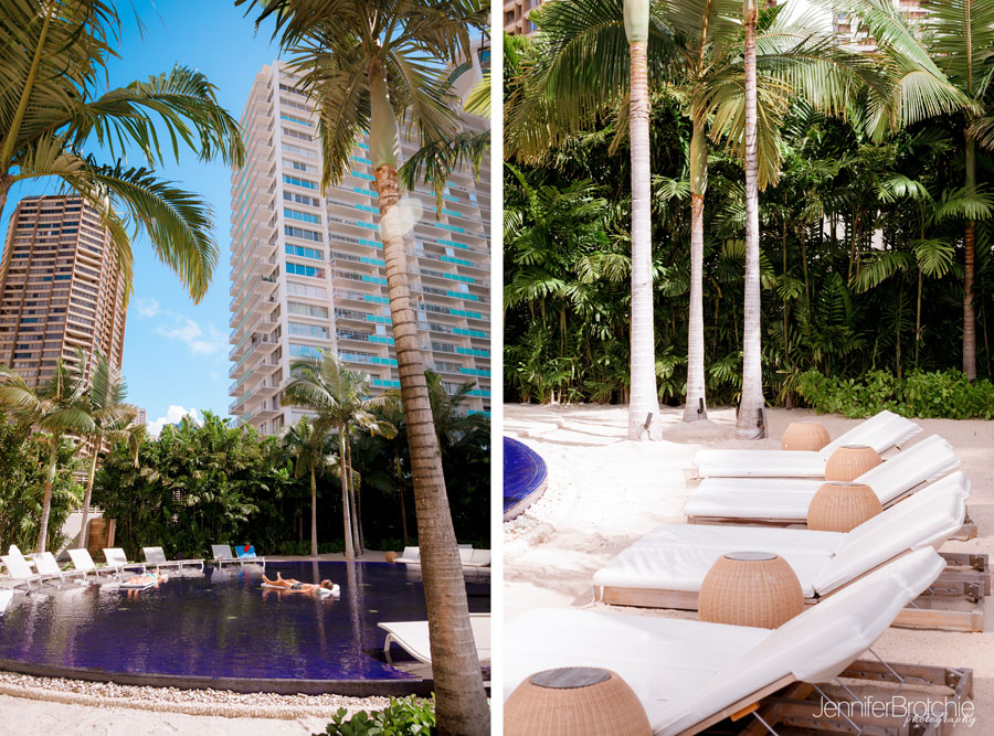 The modern honolulu places to get married have a reception, resort hotel