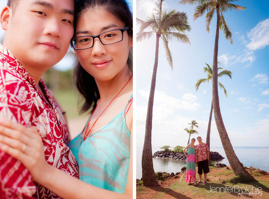 hawaii oahu photographer engagement weddings