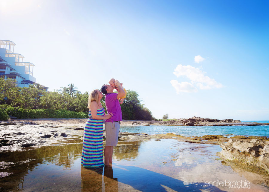 oahu family photo sessions at the beach koolina lagoons, oahu, hawaii