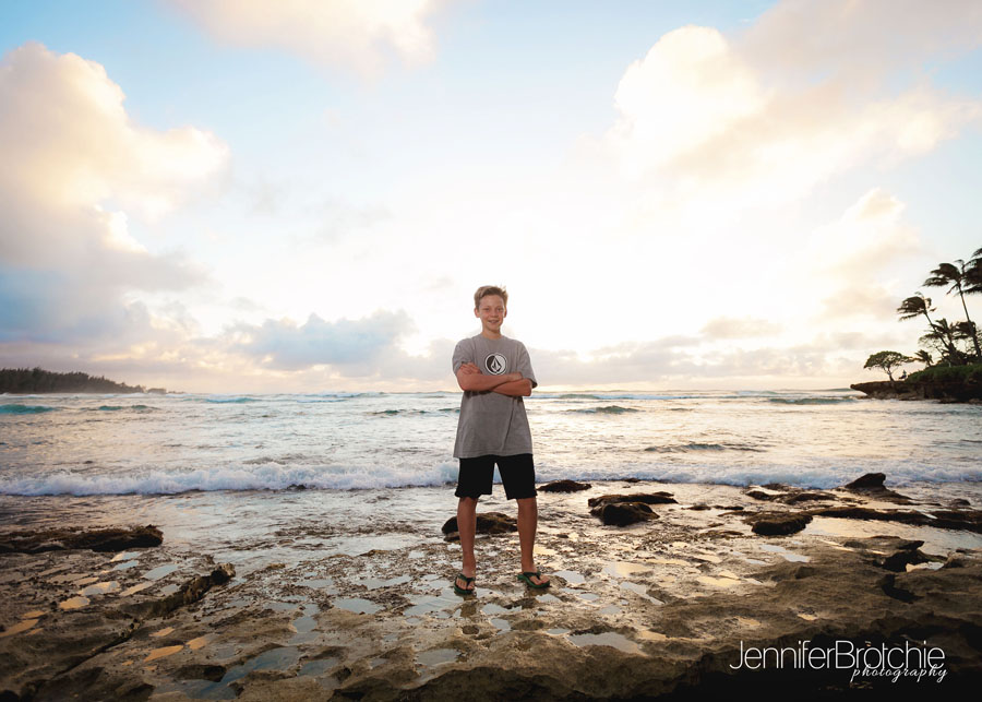 sunset photo session in oahu