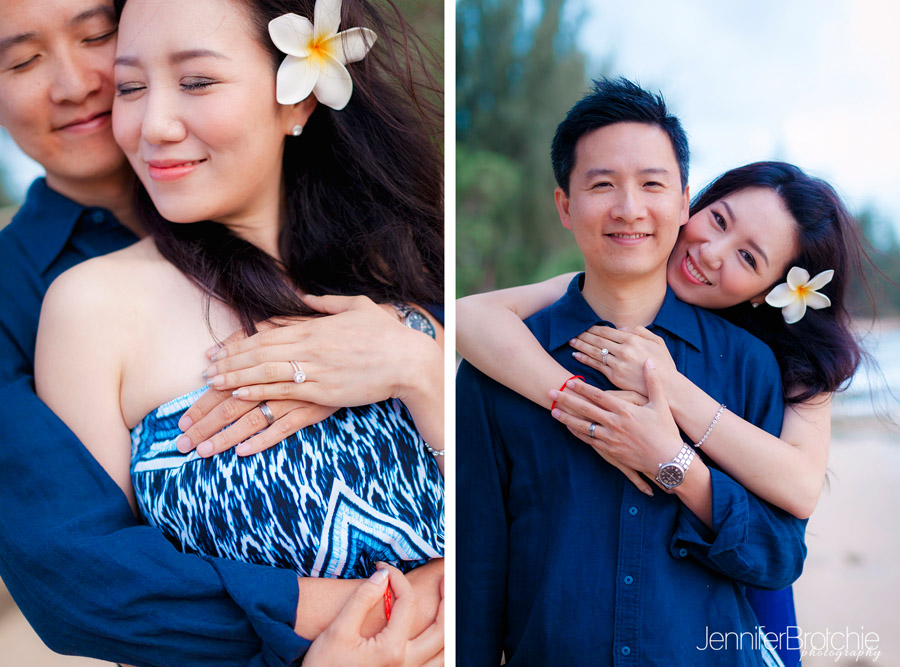 Weddings on Oahu at Turtle Bay Resort at Sunset, Hawaii.