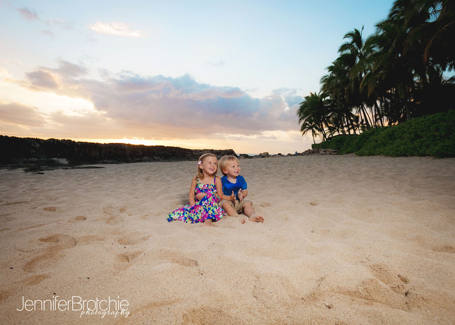 Oahu professional photography, family, couples, vacation, travel, Disney Aulani, sunset