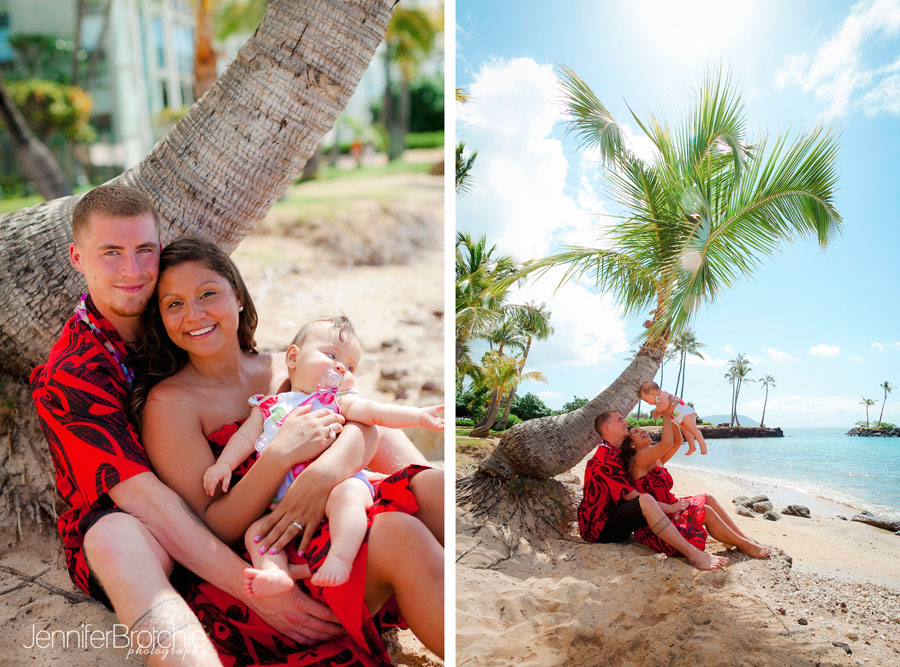 Family photography at the beaches of Oahu. Professional photo shoots on the beach.