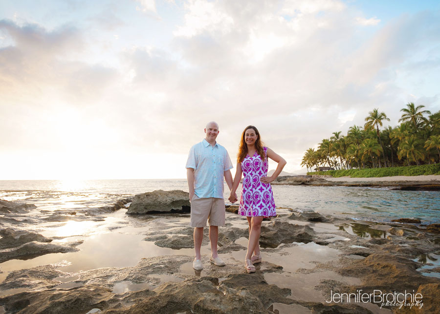 Oahu professional photography, family, couples, vacation, travel, Disney Aulani, sunset