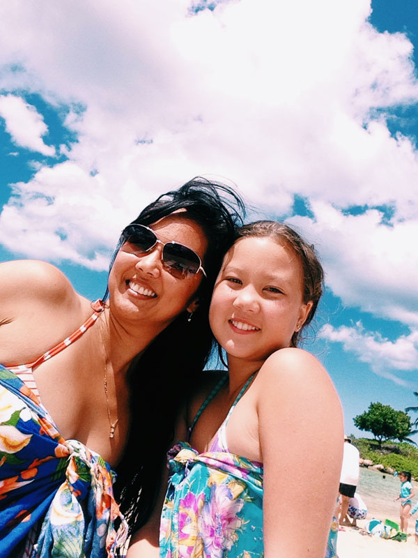 Oahu Family Photography, remote shutter, iphone