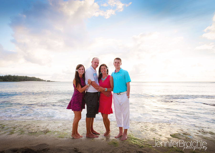 Oahu Family Photographer, Turtle Bay Resort, North Shore, Disney Aulani Resort, Waikiki, Sunset Photo Shoot, Vacation Beach Portraits