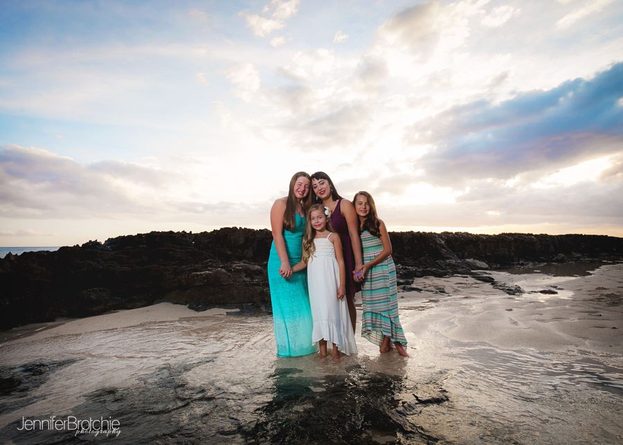 Oahu family photographer, vacation family pictures at the beach, Disney Aulani Resort photographer, Marriott Beach Lagoon Family Photos