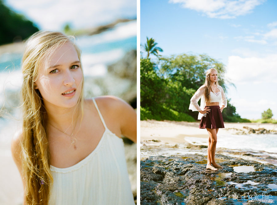 Oahu Film Photographer, Senior Portraits, Disney Aulani Resort, Vacation Beach Photos, Professional Photographer