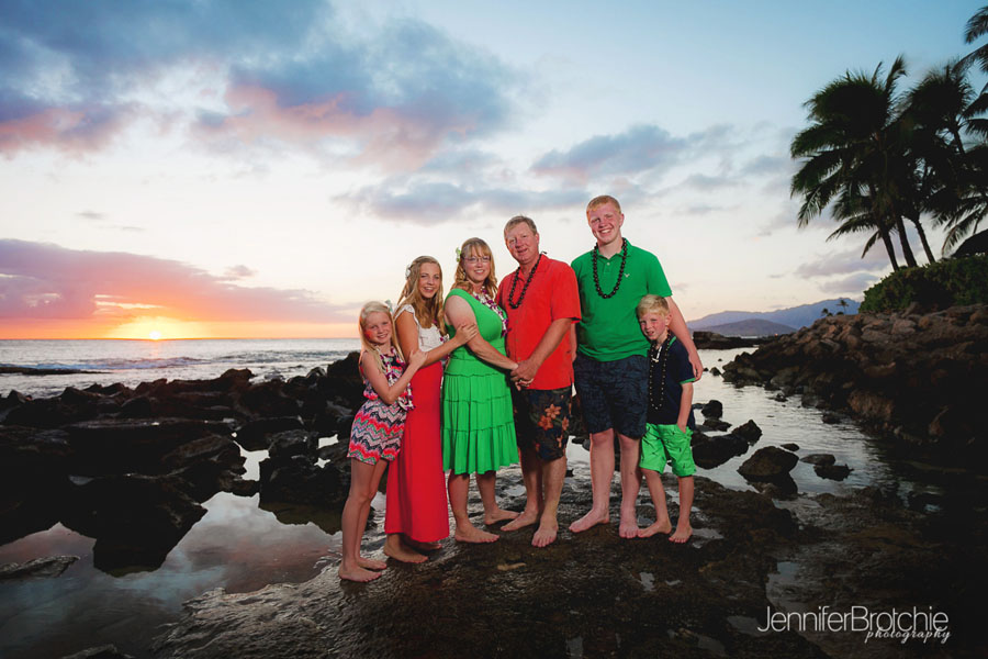 Oahu Family Photographer, Disney Aulani Resort, Ko'Olina Beach Photography, Vacation Photos, Beach Sunset Photo Session, Hawaii Photographer