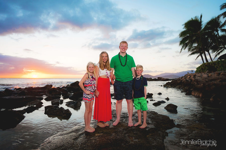 Oahu Family Photographer, Disney Aulani Resort, Ko'Olina Beach Photography, Vacation Photos, Beach Sunset Photo Session, Hawaii Photographer