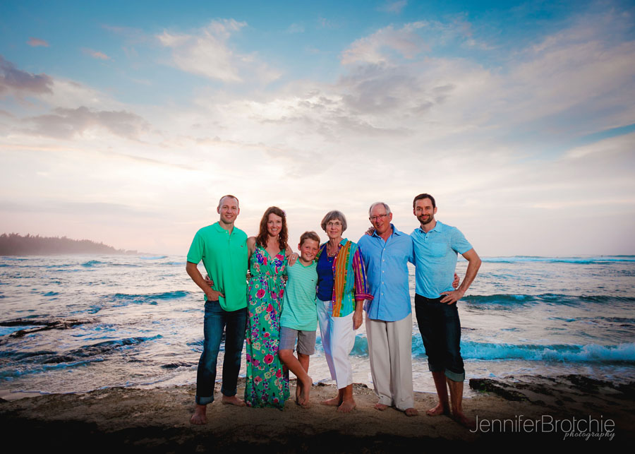 Oahu Family Photographer, Turtle Bay Resort Family Shoots, Sunset Photo Shoots, Disney Aulani Resort Portrait Sessions at the Beach