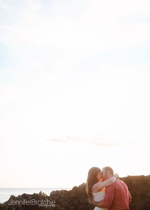 Oahu Surprise Engagement Photographer, Sunset Beach Photos on Oahu, Family Vacation Beach Pictures on Oahu, Couples Photography on the Beach in Hawaii
