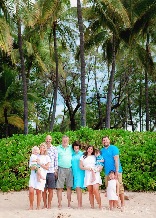 Oahu Family Photographer, Professional Hawaiian Pictures on the Beach, Vacation Beach photos for large families, Turtle Bay Resort Sunset Sessions, Disney Aulani Beach Photo Shoots