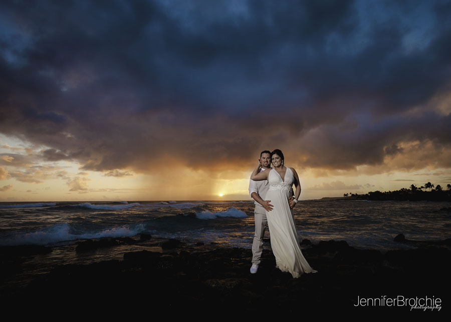 Oahu Wedding Photographer, The Beach House Kauai Weddings, Beach Ceremonies in Hawaii, Eloping in Oahu, Sunset Weddings, Brides and Grooms of Hawaii