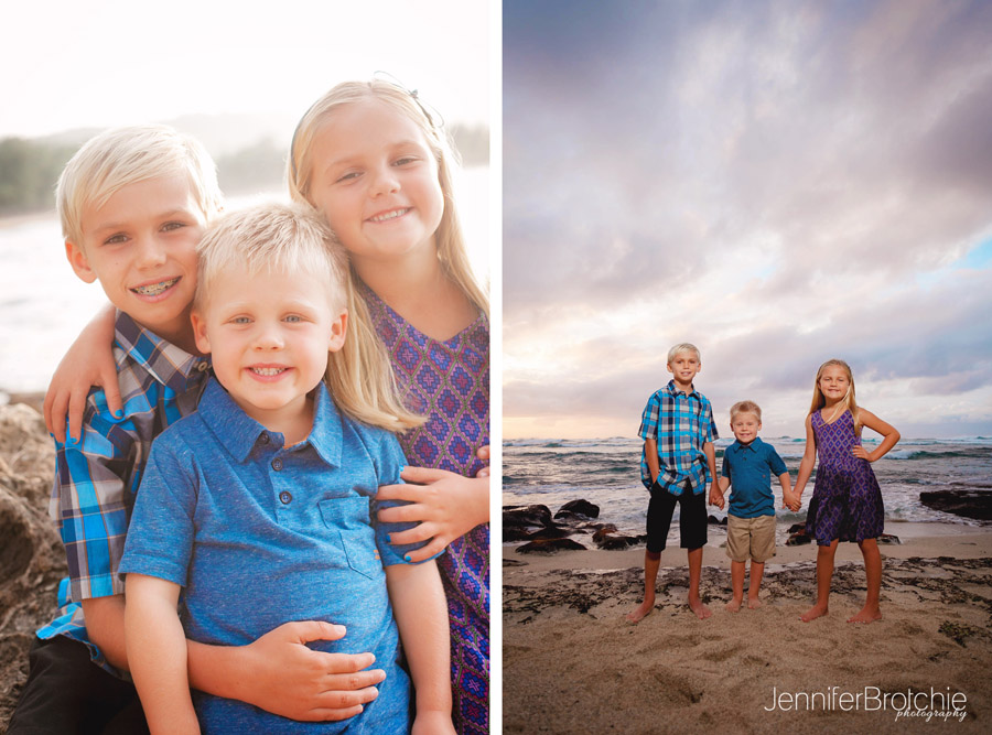 Oahu Family Photographer, Turtle Bay Resort Photos, North Shore Professional Photographer, Vacation Photos at the Beach, Sunset Photoshoots, Surprise Engagements
