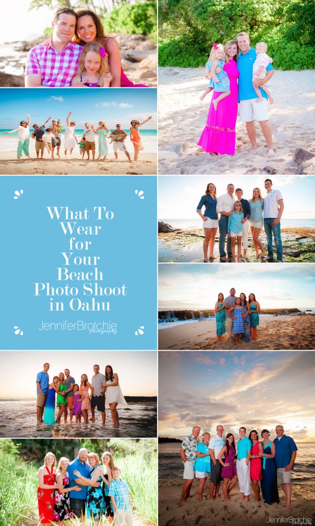 What to Wear for your Oahu Beach Photo Shoot, Wardrobe and Color Schemes for Beach Photo Session in Hawaii