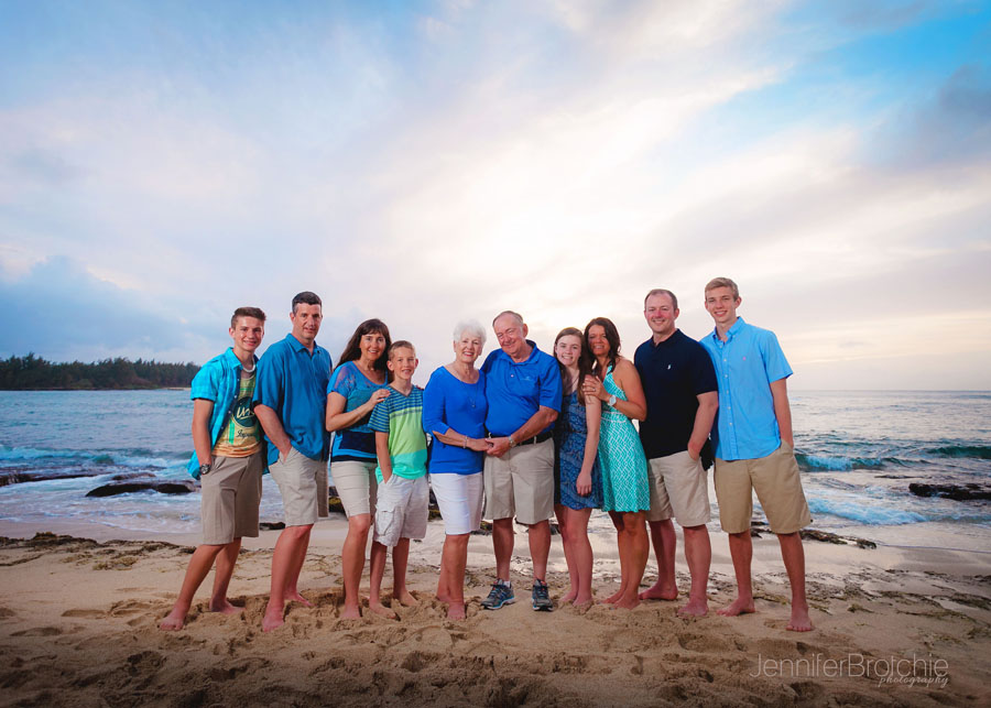 Oahu Family Photographer, Disney Aulani Pictures at the Beach, Sunset Photo Shoot at Turtle Bay, Waikiki Vacation Pictures