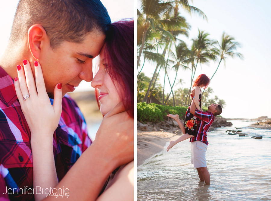 Oahu Photographer, Engagement and Couples Photography, KoOlina Beach Portraits, Best Affordable Family Photographer Waikiki, Disney Aulani Family Photos