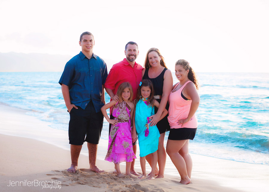 Oahu Family Photographer, Large Family Portraits on the Beach, Disney Aulani KoOlina Beach Photographer, Sunset Beach Portraits in Turtle Bay, Photographer in Waikiki