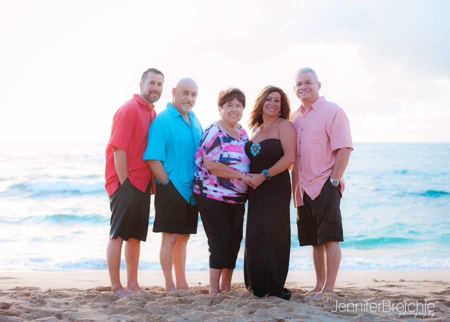 Oahu Family Photographer, Large Family Portraits on the Beach, Disney Aulani KoOlina Beach Photographer, Sunset Beach Portraits in Turtle Bay, Photographer in Waikiki