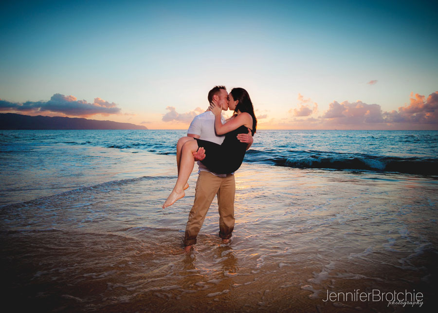 Oahu Photographer, Surprise Proposals on Oahu, Couples Photos at the Beach, Beach Portraits in KoOlina, Sunset Shoots at Turtle Bay Resort, Photographer in Waikiki