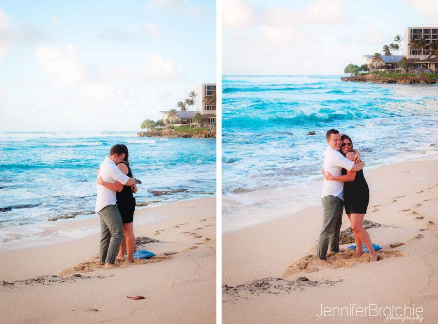 Oahu Photographer, Oahu Family Photographer, Surprise Proposals on Oahu, Turtle Bay Resort Beach Portraits, Ko Olina Photographer