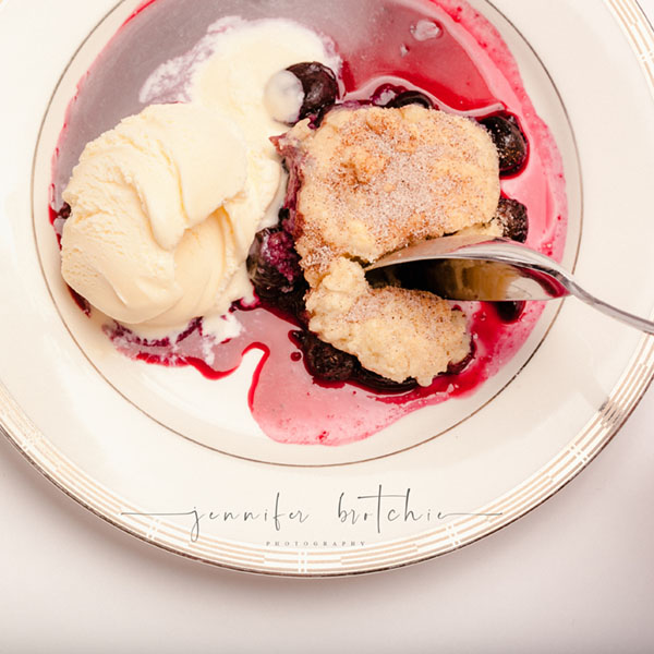 Redlands Photographer, Blueberry Cobbler