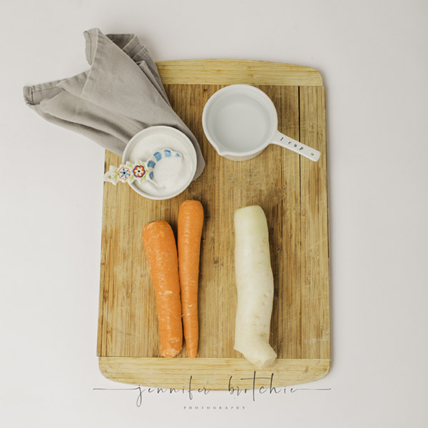 Inland Empire Photographer, Redlands Family Photographer, Pickled Daikon and Carrots Recipe