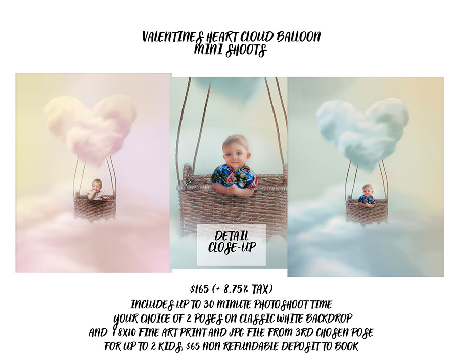 Redlands Valentines Mini Shoots, Affordable Packages